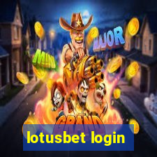 lotusbet login